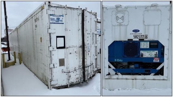 Carrier Refrigerated 40' Reefer Shipping Container (off-site item, read description)