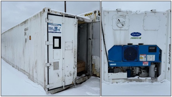 Carrier Refrigerated 40' Reefer Shipping Container (off-site item, read description)
