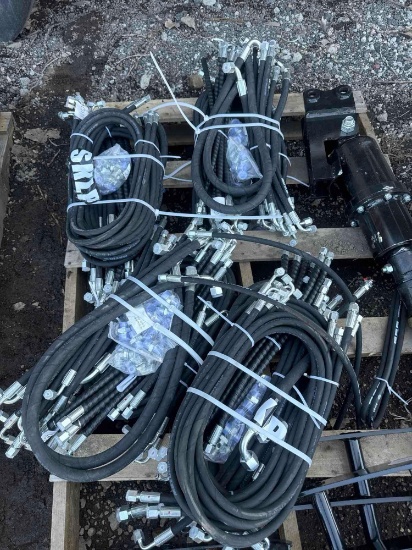 (1) New Set of Vicsec Mini Excavator Hydraulic Hoses