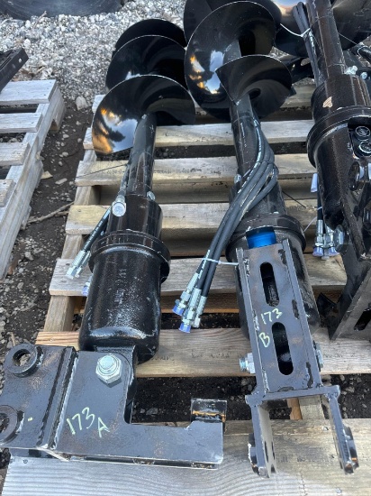 (1) New Vicsec Co Mini Excavator 12in Auger Attachment