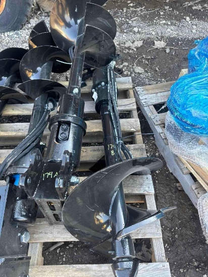 (1) New Vicsec Co Mini Excavator 16in Auger Attachment