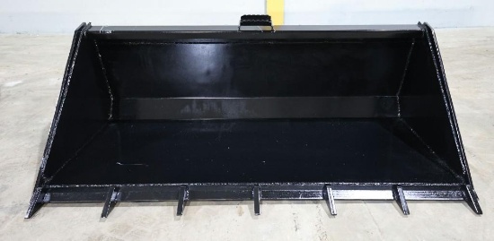 66 in. Skid Steer Bucket With Teeth