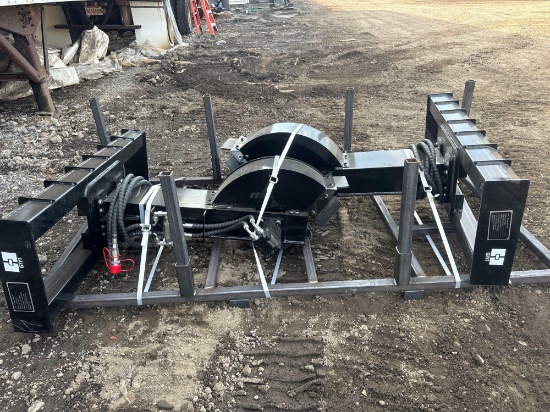 New GIYI Co Hydraulic Skidloader Stump Grinder Attachment Model GY-SG45