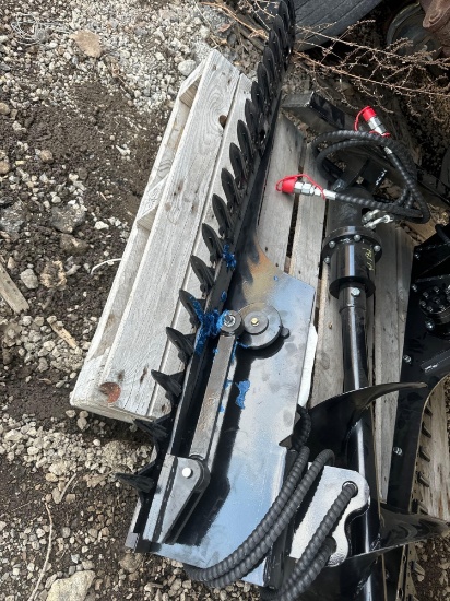 New Vicsec Co Mini Excavator 60in Hydraulic Sickle Bar Attachment