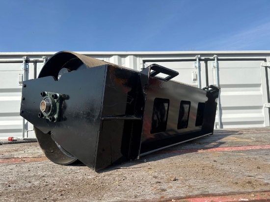 New GIYI Co 59in Hydraulic Skidloader Vibratory Roller Attachment Model GY-RO59
