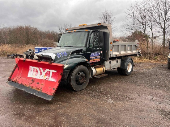 2006 International 4300 Single Axle Dump Truck w/ Plow