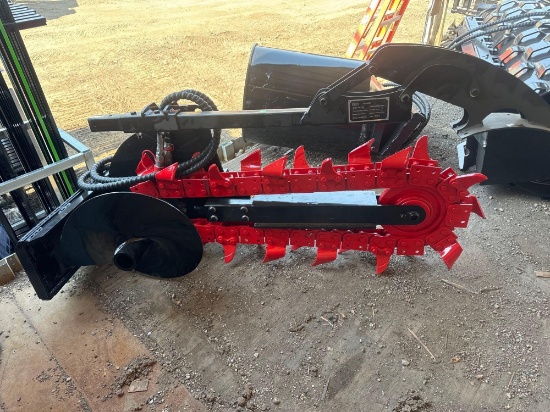 New GIYI Co Mini Stand-On Trencher Attachment Model GY-X380