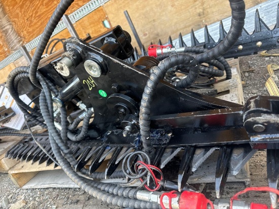 New GIYI Co Mini Stand-On Skidloader 4.9ft Sickle Bar Mower Model GY-LLJ