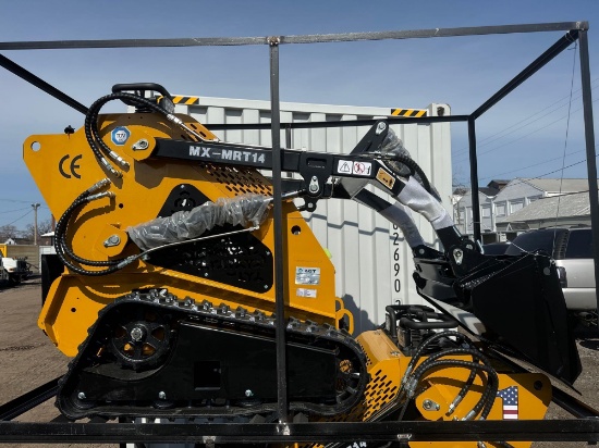 New AGT Co Stand-On Mini Skidloader Model MX-MRT14