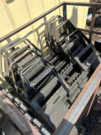 New AGT Co 48in Standard Skidloader Fork Set (1 frame/2 forks)