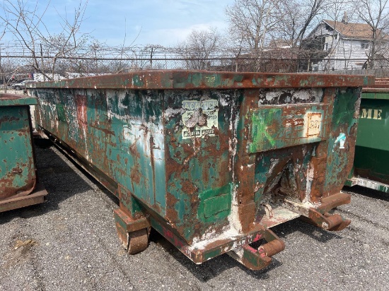 20-cubic yard rolloff dumpster (off-site item, read description)