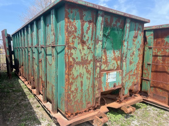 40-cubic yard Rolloff dumpster (off-site item, read description)