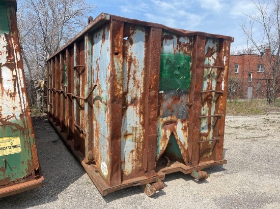 40-cubic yard Rolloff dumpster (off-site item, read description)