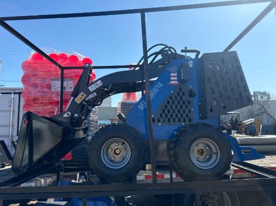 New AGT Co Mini Stand-On Skidloader Model MX-MRW14