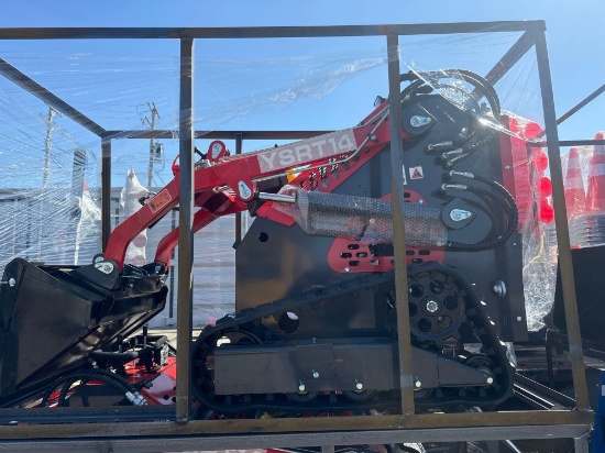 New AGT Co Mini Stand-On Skidloader Model YSRT14
