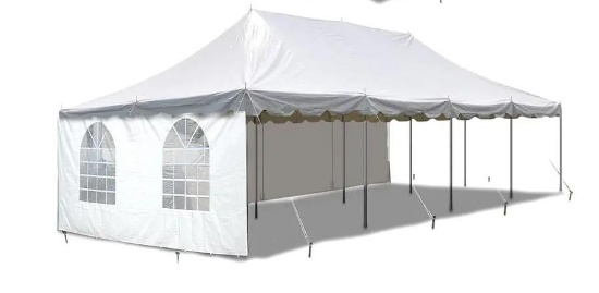 NEW IN BOX 20' x 40' West Coast Tent w/ Poles, Fittings & Side Walls