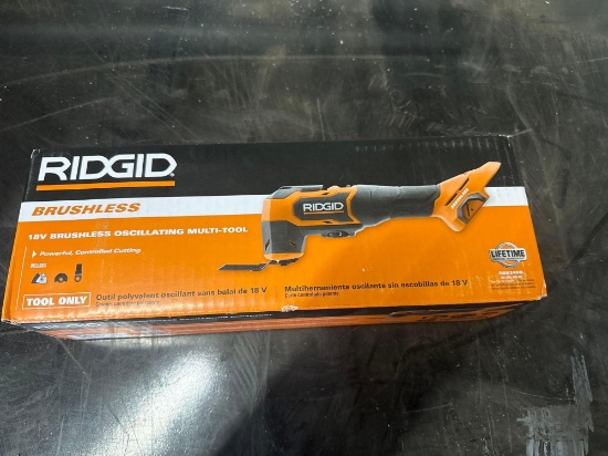 New Ridgid Co 18v Cordless Oscillating Multi-Tool Model R86240B