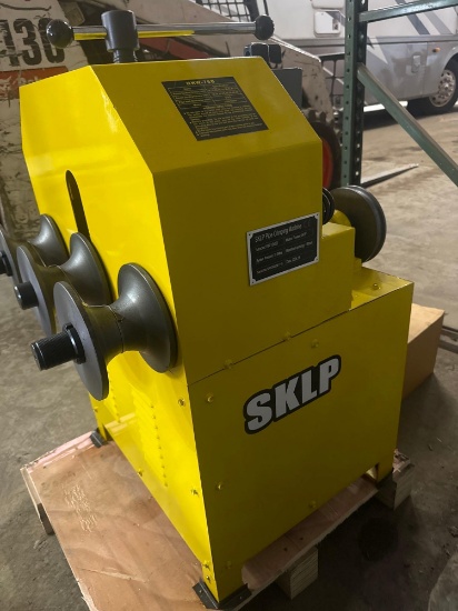 New SKLP Co 3 Roller Rebar/Pipe Bending Machine Model HHW-76B