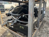 New AGT/Mower King Hydraulic Skidloader Auger Set Model ECAG