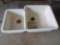 Formica Solid Surfacing White Drop in Sink.
