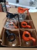 Lot of 8 Used Bunn Glass Coffee Pots