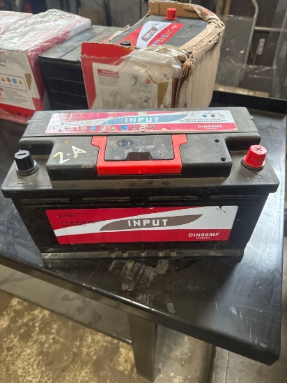New Input Co 12v Auto Battery Model DIN88MF/12V88AH