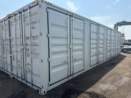 New CIMC Co 40ft (4 side door) Steel Shipping/Storage Container