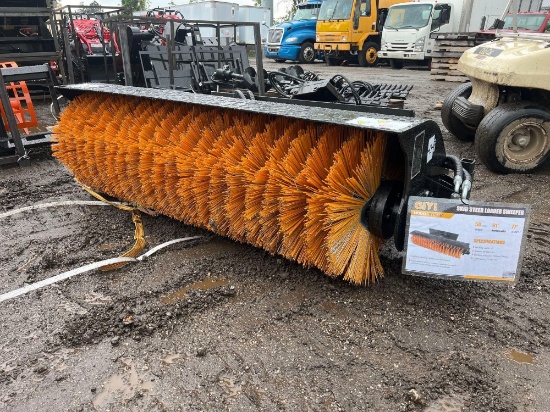 New GiYi Co Skid Steer Loader Sweeper