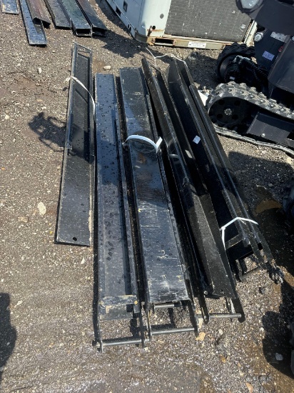 (1) New Set of SKLP Co 6ft Steel Fork Extensions