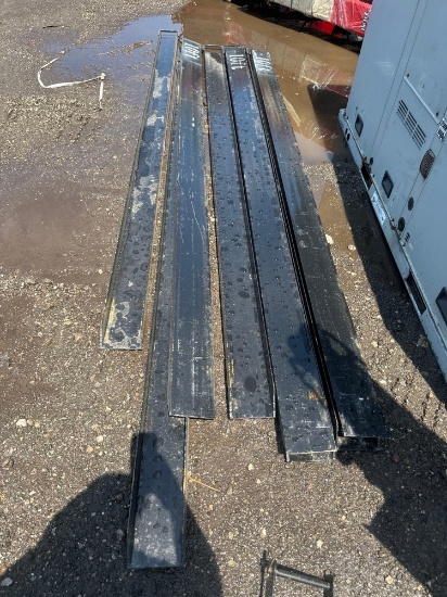(1) New Set of SKLP Co 10ft Steel Fork Extensions