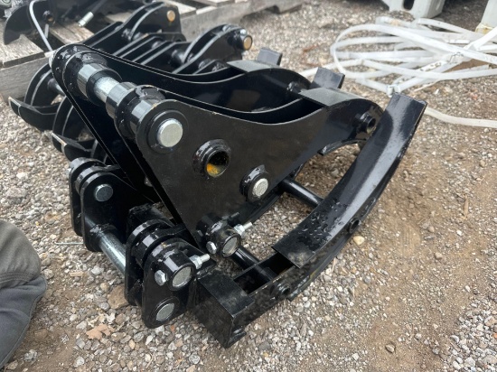 New Vicsec Co 13in Mini Excavator Grapple Attachment
