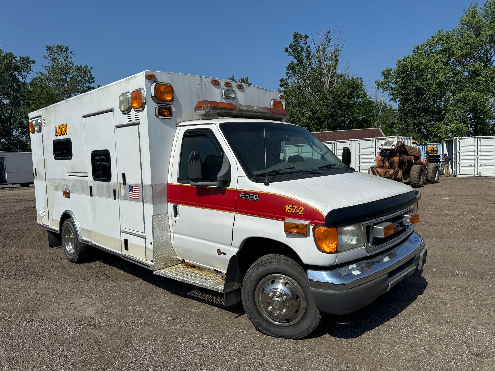 2003 Ford E-450 Diesel Cutaway Van/Ambulance Proxibid