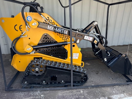 New AGT Co Mini Stand-On Skidloader Model MX-MRT14