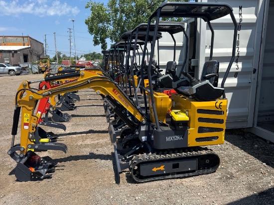 New AGT Co Mini Excavator Model MX12RX