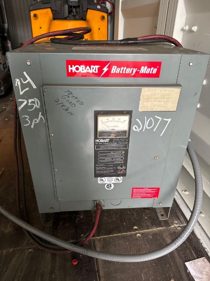 Hobart Co Battery Mate 24v Charger for Previous Lots