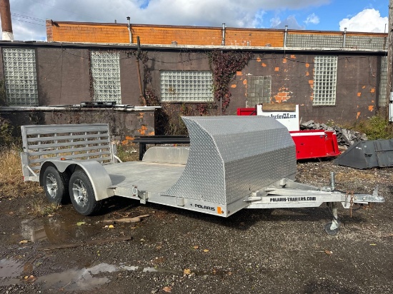 2019 Polaris 18ft Tandem Aluminum Trailer
