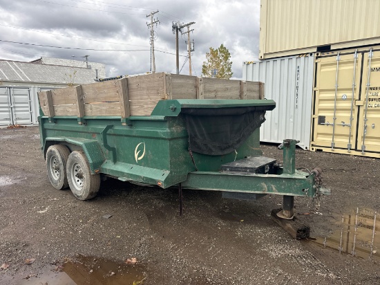 2016 Moritz Trailer 12ft Tandem Dump Trailer
