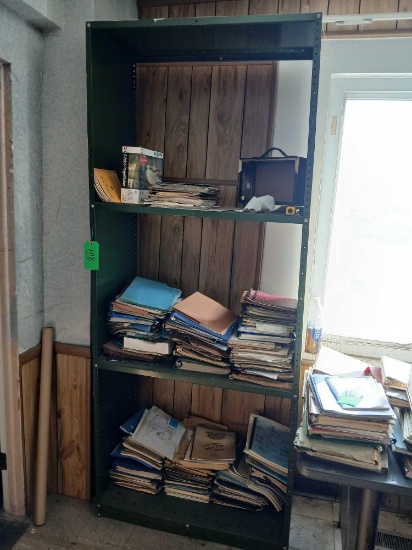 Metal Shelf Unit Measures Approximately 36"x18"x84"