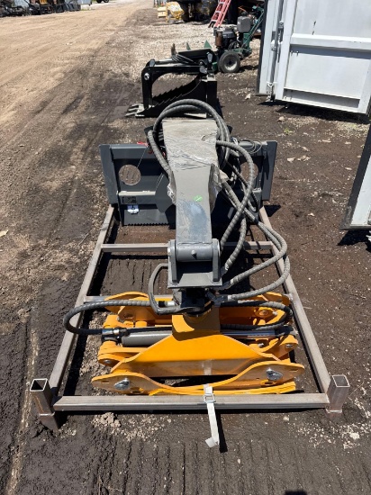 New Giyi Co Hydraulic Skidloader Rotating Grapple Attachment Model RG63