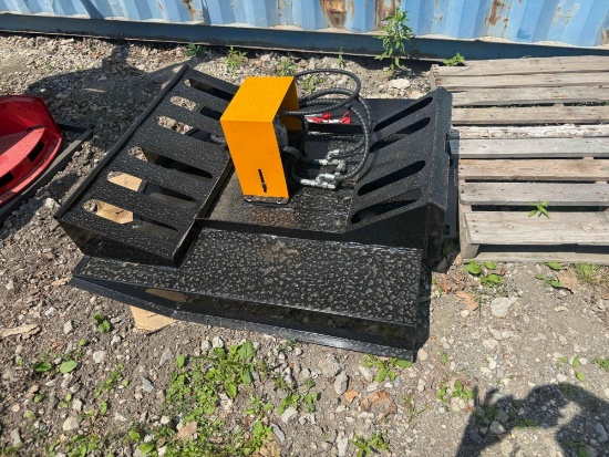 New GiYi Mini Skid Steer Brush Hog