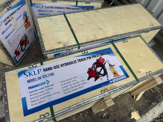 New SKLP Co Hand-Use Hydraulic Track Pin Press Model SYLJ100