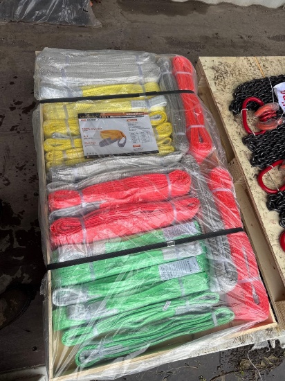 New LandHonor Co 22pc Poly Web Sling Set Model LHR-WS22