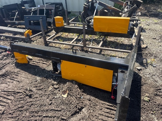New GiYi Co Hydraulic Skidloader Horizontal Log Splitter Attachment Model HLS82