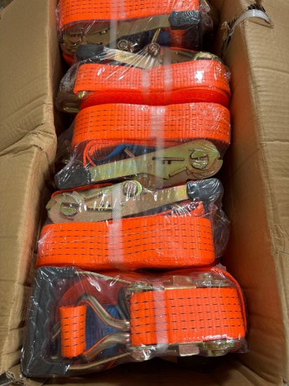 (10) New SKLP Co 2in x 27ft Ratchet Straps