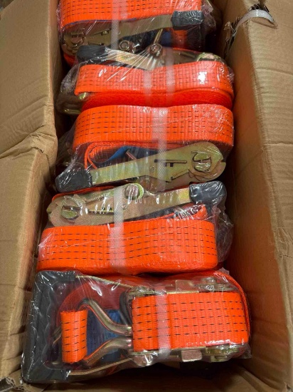 (10) New SKLP Co 1.5in x27ft Ratchet Straps