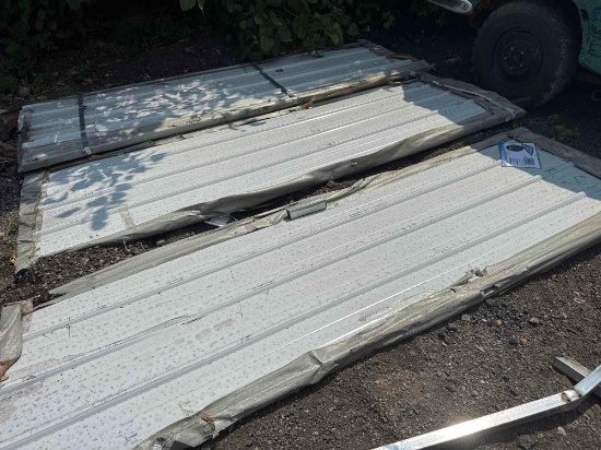 (50) New 10ft x 3ft White 0.5mm Metal Roof/Siding Sheets Model SK-XH50
