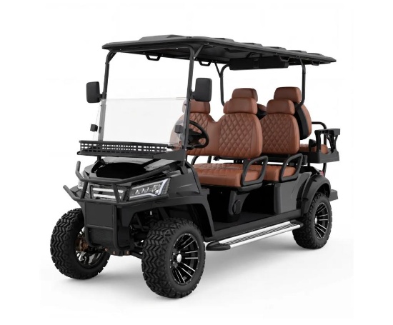 NEW SD Lanch 6-seat Grey HQ100 Electric Golf Cart (UNASSEMBLED)