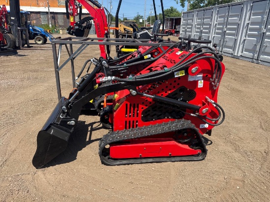 New SD LANCH Co Mini Stand-On Skidloader Model SSL60