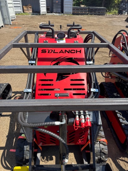 New SD LANCH Co Mini Stand-On Skidloader Model SSL60
