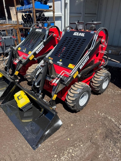 New SDLOOL Co Mini Stand-On Skidloader Model SL323TZ